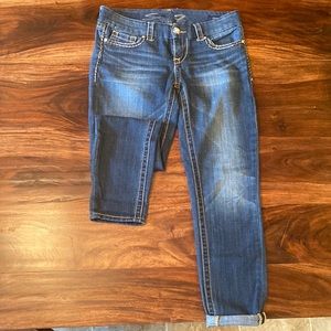 Seven -Crop loose fitting skinny jeans